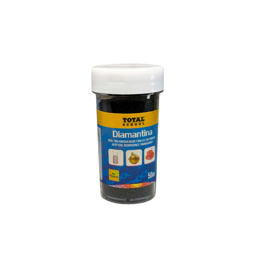 Diamantina Negra Bote 50 gr Total School