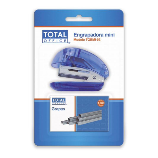 Engrapadora Mini C/1000 Grapa TOTAL OFFICE