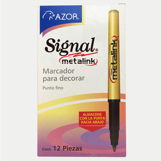 marcador permanente pf plata signal metalink pc 301.3001 pc
