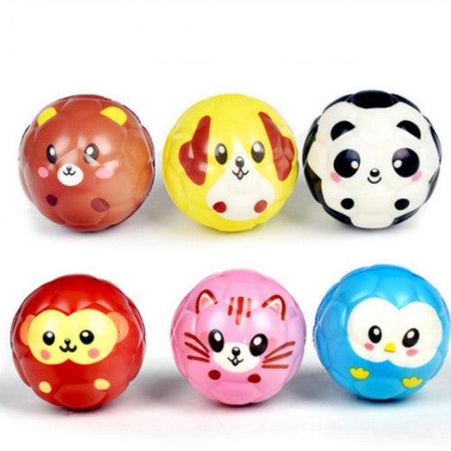 Pelota Antiestrés Animales de la Selva Varios ITrade 6.3 cm