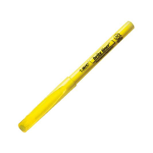 marcatexto amarillo brite liner refresh #blr-12 bic 881957