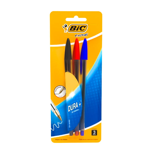 Bolígrafo Punto Medio Surtido 3 piezas Bic