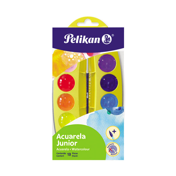 Acuarela C/12 piezas Colores Junior Set Pelikan