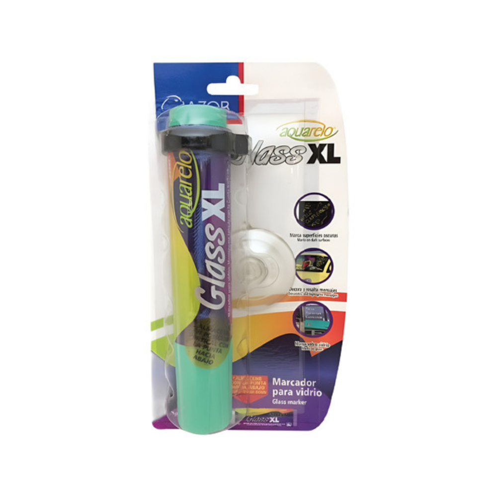 Marcador para Vidrio Aquarelo Verde Glass XL Azor
