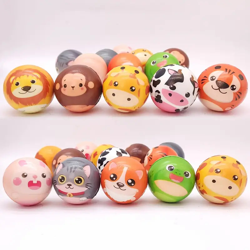 Pelota Antiestrés Animales de Granja Varios ITrade 6.3 cm