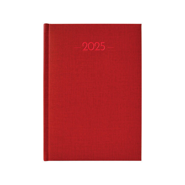 Agenda 2025 Diaria 14.5 x 20.5 Caribe Rojo Danpex