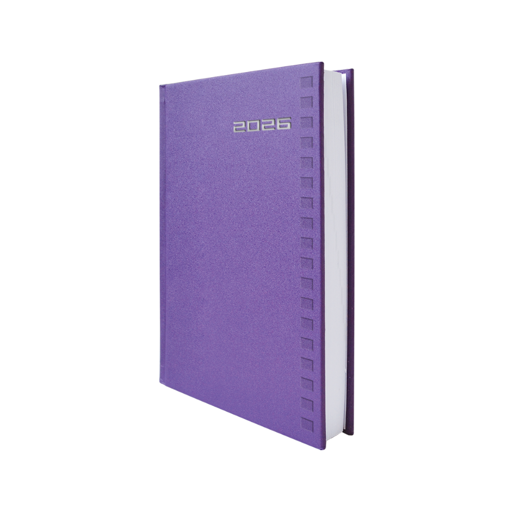 Agenda 2026 Diaria 14.5 x 20.5 Shot Morado Danpex