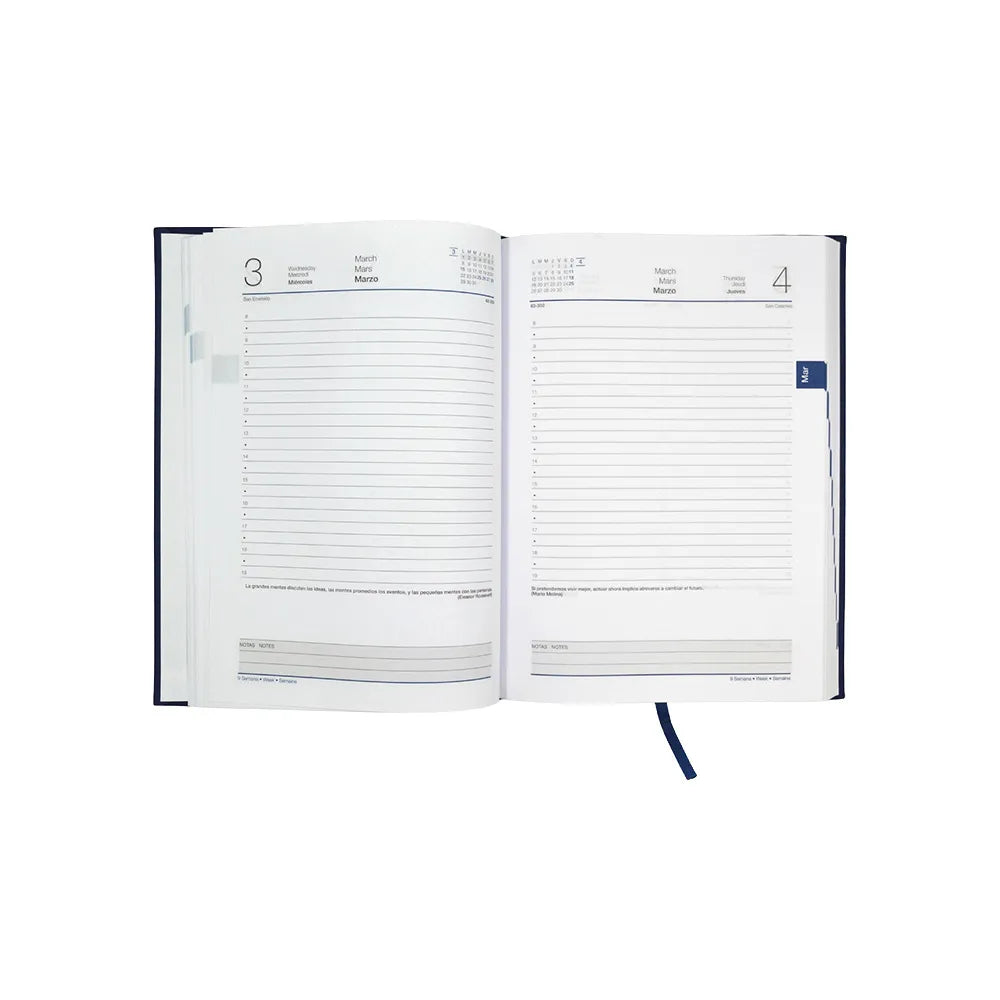 Agenda 2027 Diaria 14.5 x 20.5 Tucson Azul Danpex