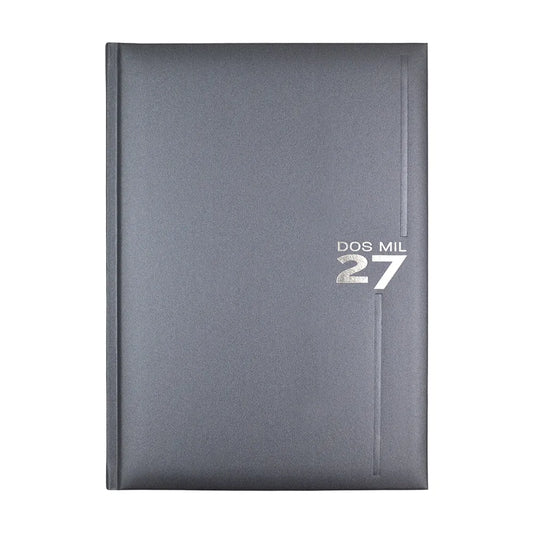 Agenda 2027 Diaria 14.5 x 20.5 Shot Grafito Danpex