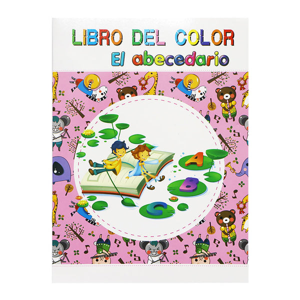 Libro para Colorear Letras con Stickers 16 pag ITrade