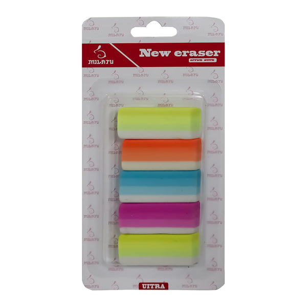 Borrador Escolar Colores Pastel 5 piezas ITrade