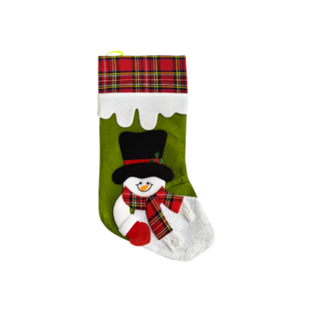 Bota Navideña Roja Y Verde Personajes Navideños Itrade