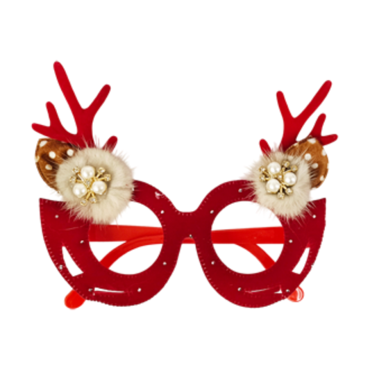 Lentes Navideños Reno Varios Colores Itrade