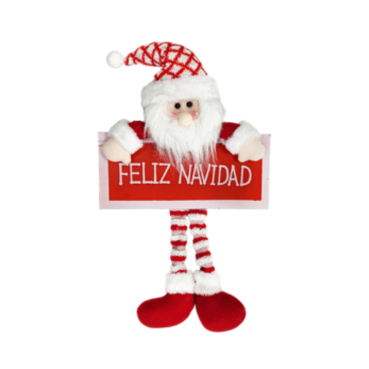 Adorno Colgante Navideño Gde Feliz NavidadiDeño Varios Modelos 11 X 48 cm Itrade