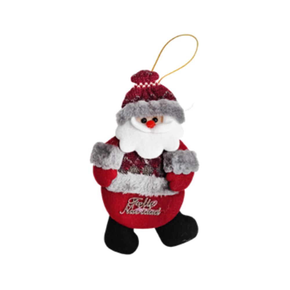Adorno Colgante Navideño Varios Modelos Colores Vino Gris Itrade