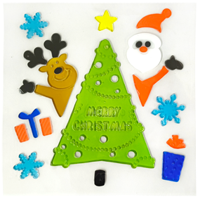 Pegatina Navideño Clasica 20 X 20 cm Varios Modelos Itrade