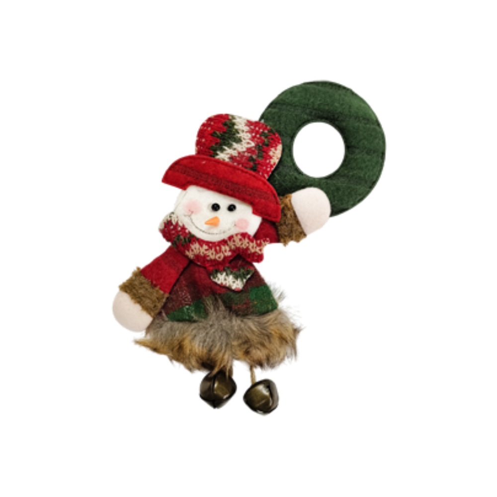 Adorno Colgante Navideño Personajes con Cascabel Varios Modelos Itrade