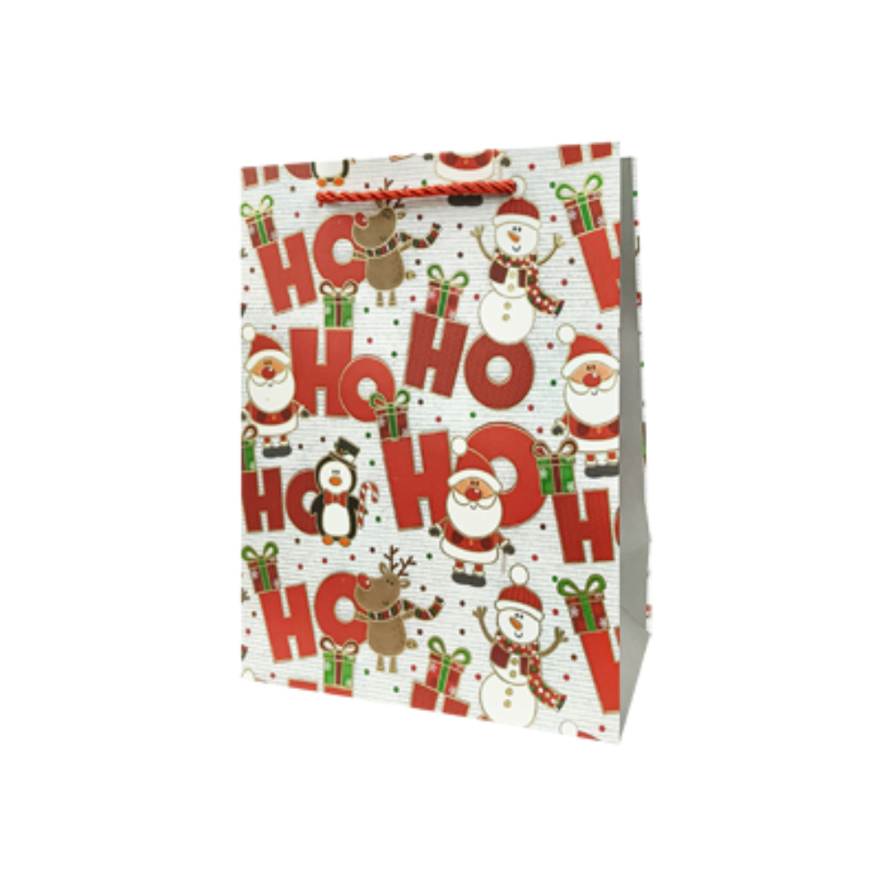 Bolsa De Regalo Navideña HOHO! Varios Modelos 23 X 18 X 10 cm Itrade
