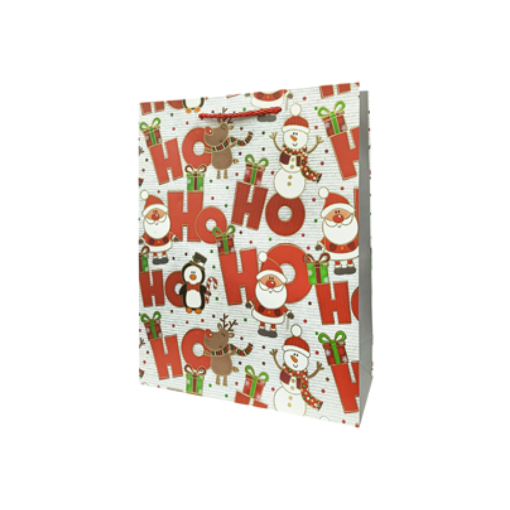 Bolsa De Regalo Navideña HOHO! Varios Modelos 32 X 26 X 10 cm Itrade