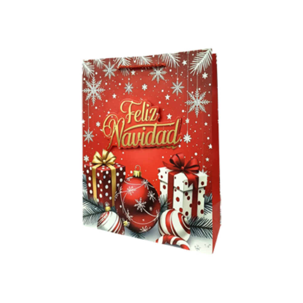 Bolsa De Regalo Navideña Varios Modelos 32 X 26 X 10 cm Itrade