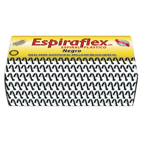 Arillo para Engargolar Plástico Negro 13 mm 84 Espirales Boflex