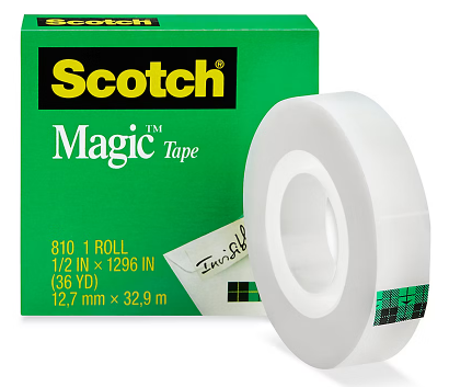 CINTA ADHESIVA 12 X 33 #810 MAGICA 3M