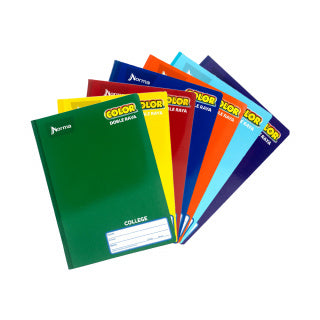 Cuaderno Cosido Colegial Doble Raya 100 hjs Color 360 Norma