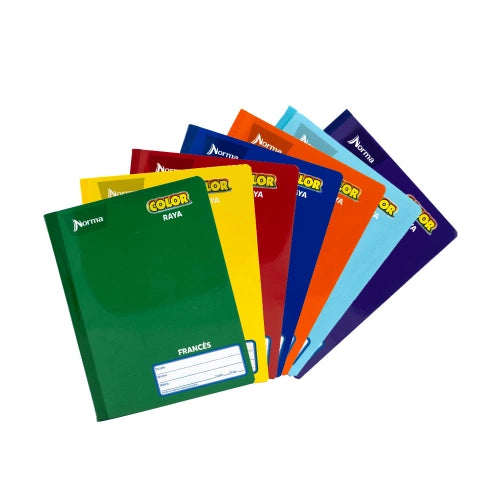 Cuaderno Cosido Francés Raya 100 hjs Color 360 Norma