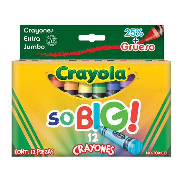 Crayones Extra Gruesos Redondos C/12 piezas Crayola Binney