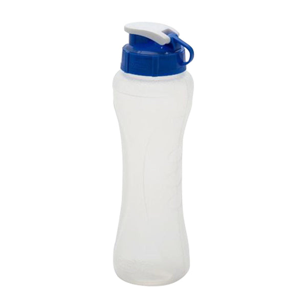 Botellin Flip Top 750 ml Transparente/Azul Cubasa