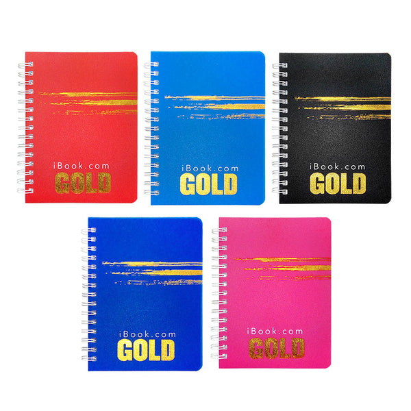 Cuaderno Apuntes Doble Arillo Raya 80 hjs Gold Ibook