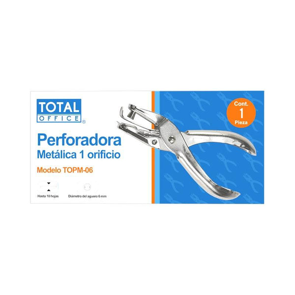 Perforadora 1 Orificio Total Office