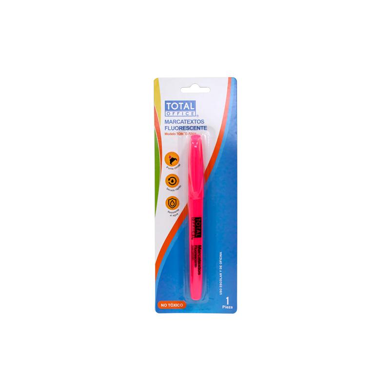 Marcatextos Delgado Rosa Blíster Total Office | Papelería del Ahorro