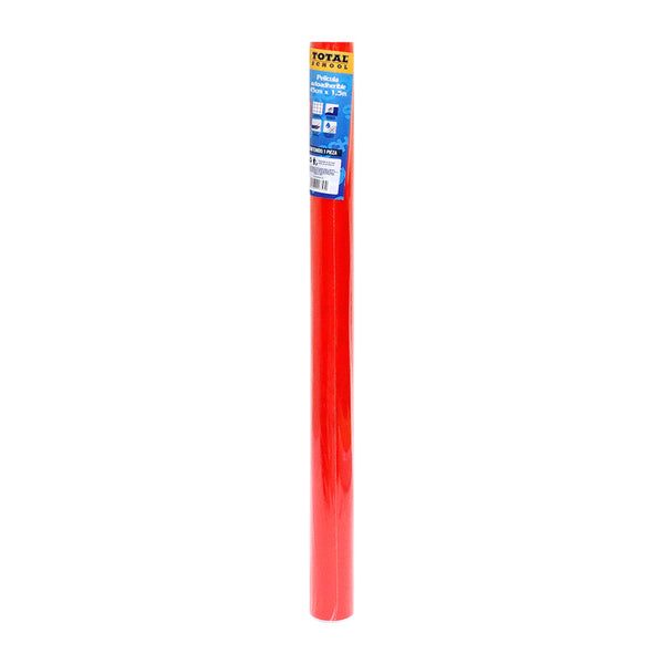 Rollo Autoadhesivo 45 cm x 1.5 m Rojo Total School