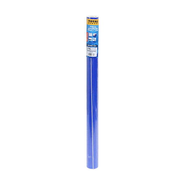 Rollo Autoadhesivo 45 cm x 1.5 m Azul Total School