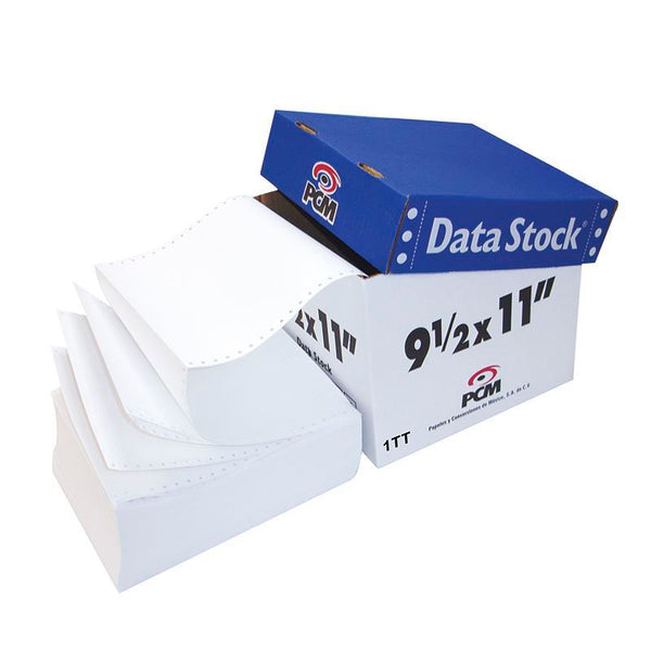 Papel Stock 9 1/2 x 11 1T Blanco 3000 hjs PCM