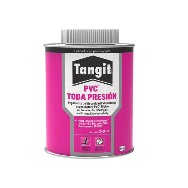 Pegamento PVC Toda Presión 240 ml Tangit