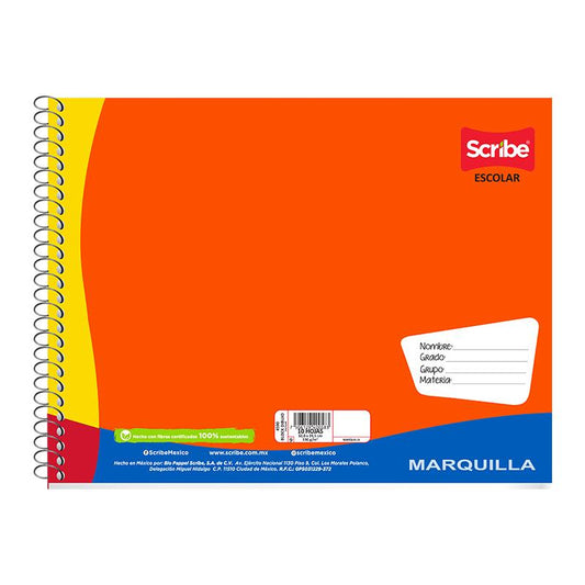 Álbum de Dibujo Blanco 20 Hjs Scribe