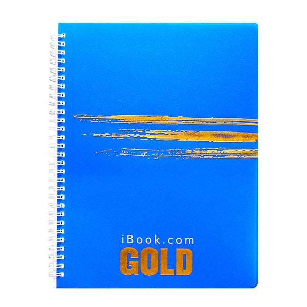 Cuaderno Profesional Doble Arillo Cuadro Grande 100 hjs Gold Ibook