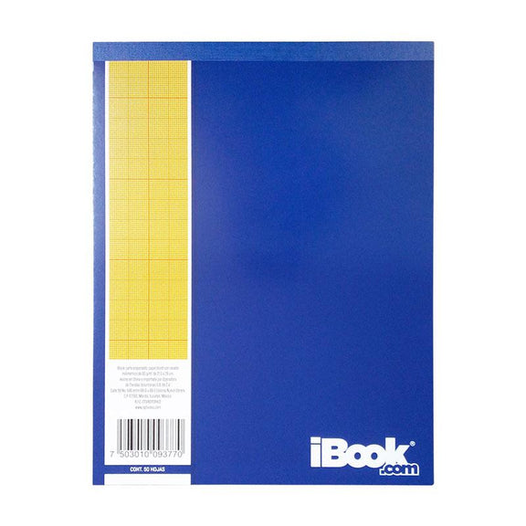 Block Carta Milimétrico 50 Hjs Ibook Papelería Del Ahorro 8059