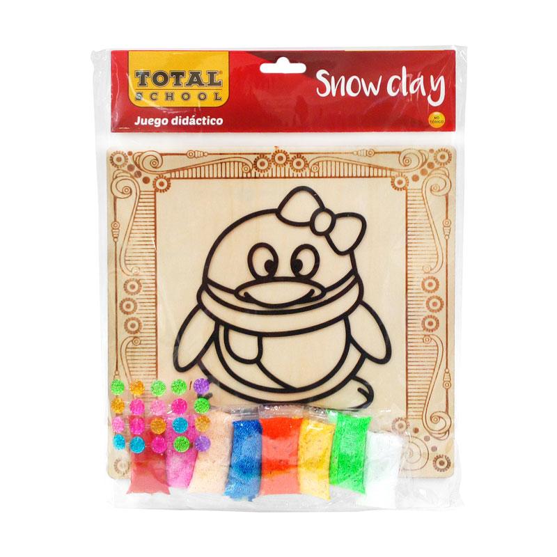 Set Pintura Arcilla Color 3D 22 x 22 cm 5 piezas Total School