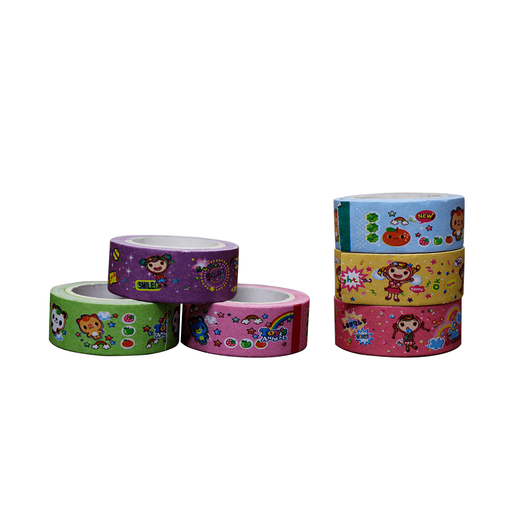Cinta Adhesiva Decorada (Papel) 6 piezas Itrade