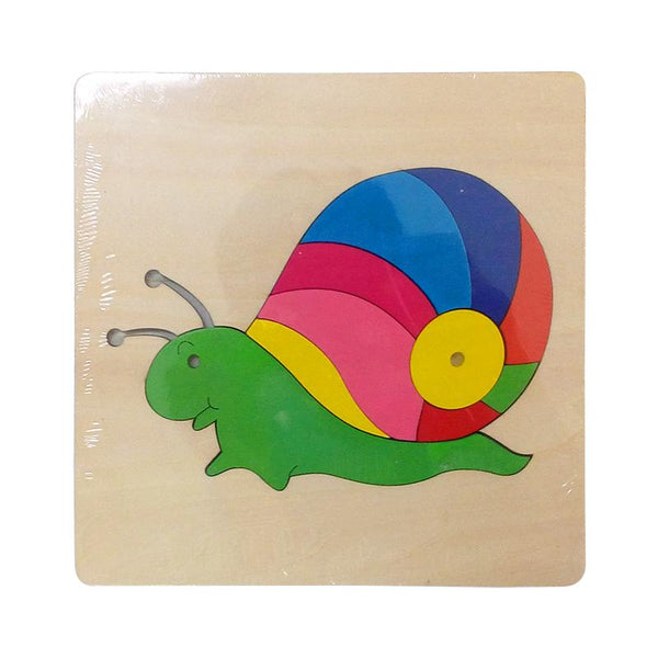 Rompecabezas Madera Animalistos Color 14.5 x 14.5 cm Itrade